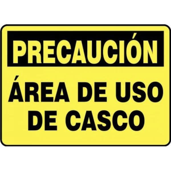 Accuform OSHA CAUTION Safety Sign HARD HAT SHMPPA613XL SHMPPA613XL - main